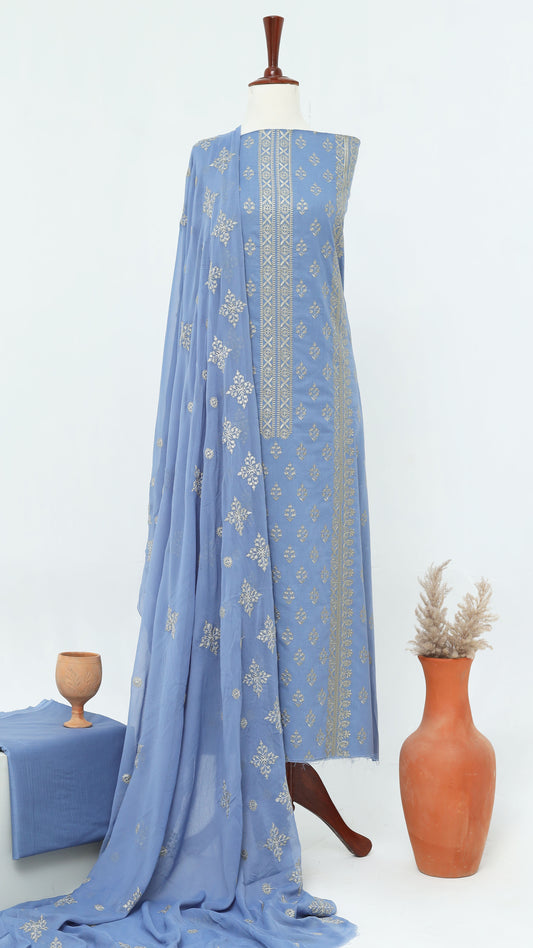Kasturi– Embroidered 3-Piece Lawn Set