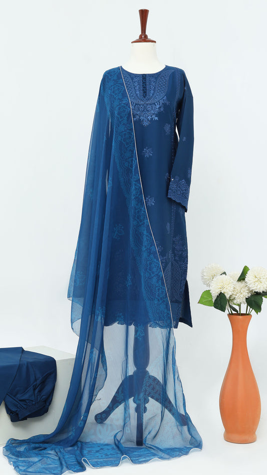 Neelam Premium Embroidered 3-Piece Mid Season