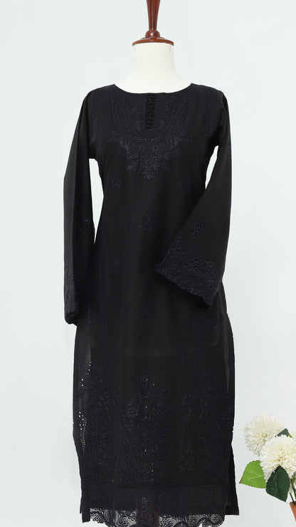 Black Lavender – Embroidered 3-Piece Lawn Set