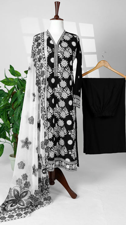 Ziyaan – Premium Embroidered 3-Piece Lawn Suit